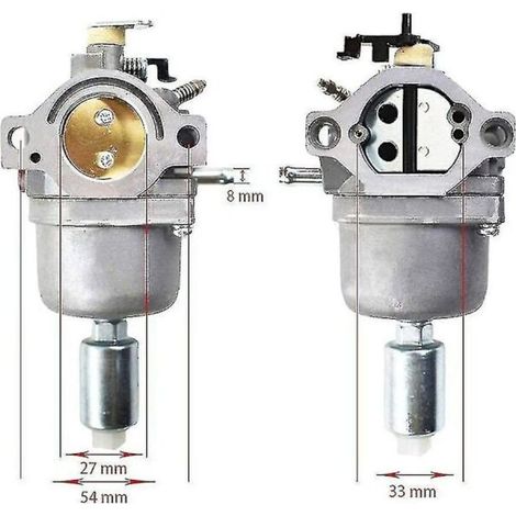Remplacement du carburateur pour tracteurs tondeuses Briggs & Stratton 17.5 I/c OHV (1/3)