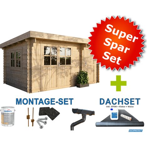 SuperSparSet Gartenhaus Trondheim 450 x 300 cm (1/5)