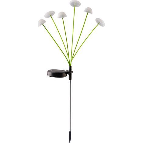1 Pièces Lampes Solaires Exterieures Jardin, 8 LED lumière Méduse Extérieure Solaire Lucioles, Balancer Lumière Solaires pour Jardin Extérieur, Chaud (1/5)