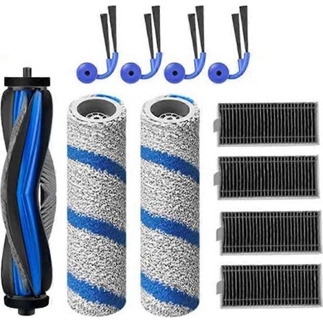 11 pièces pour aspirateur Ecovacs Deebot X11 Omnicyclone/ X11 Pro/ X11 Pro Omni/ X11 : brosse principale, filtre et tambour. (1/5)