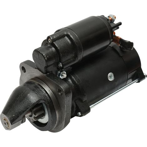 Motorino di avviamento 12 V / 2,8 kW, Z = 10, con fissaggio a 3 punti per trattore Case IH. Codice OEM: 234987A1 (1/5)