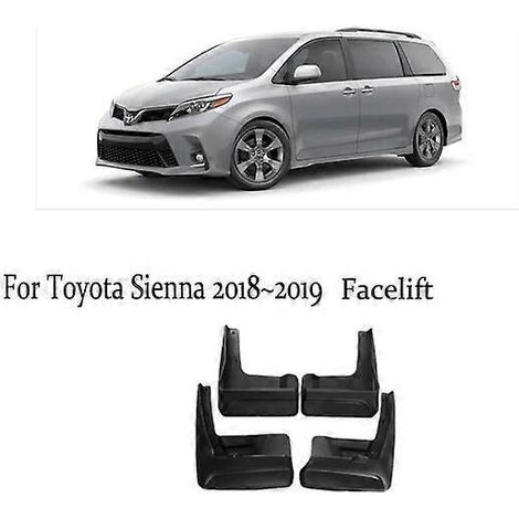 Schmutzfänger für Toyota Sienna XL30 (2011–2019) – Spritzschutz für Radkästen, Schmutzfänger, Schmutzfänger, Spritzschutz, Außenteil, Autozubehör – Facelift (1/5)