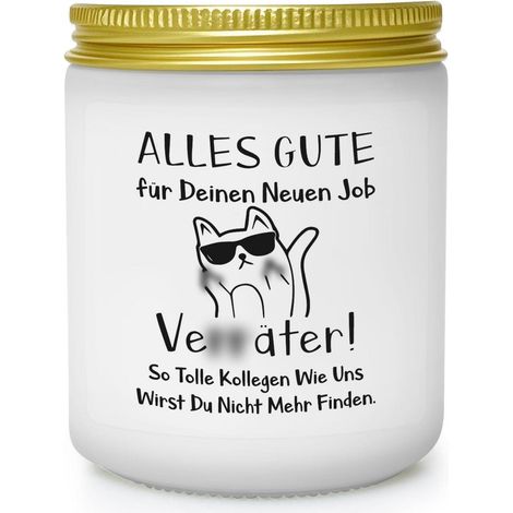 Duftkerze Lavendel 200g mit Geschenkbox für Kollegen