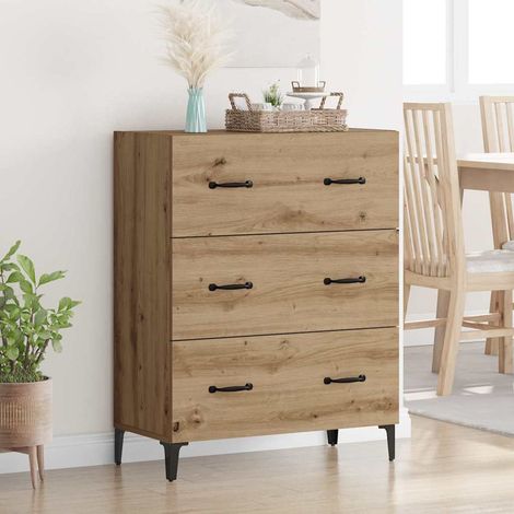 Sideboard Artisan Oak 69.5 x 34 x 90 cm Engineered wood vidaXL (1/5)