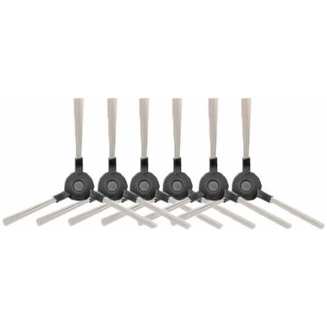 Lot de 6 brosses latérales pour aspirateur robot Amibot – Compatible Pure, Pulse, Prime – Installation facile – Nettoyage optimal des coins