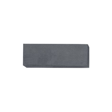 Bankstein L150xB50xH25mm Siliciumcarbid mittel grau im Karton (1/2)