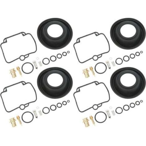 Kit de reparación de carburador de motocicleta de 4 piezas con reemplazo de diafragma de pistón para Suzuki GSF1200S Bandit 1997-2000 A (1/4)