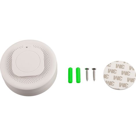 Détecteur de Fumée Intelligent sans Fil pour Cuisine, Compatible Tuya, Alerte à Distance