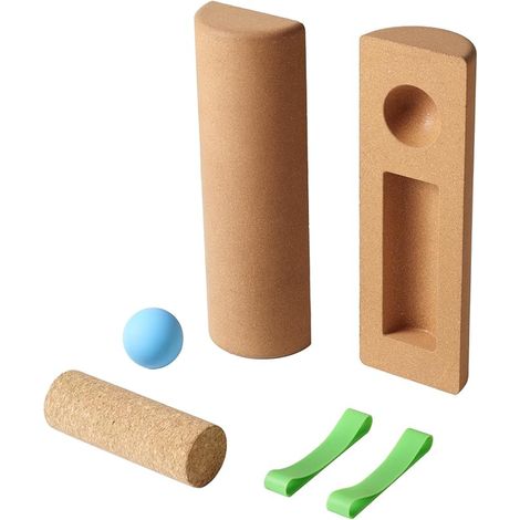 Cork Balance Board - Physiotherapy, Yoga, Balance and Home Rehabilitation (1/4)