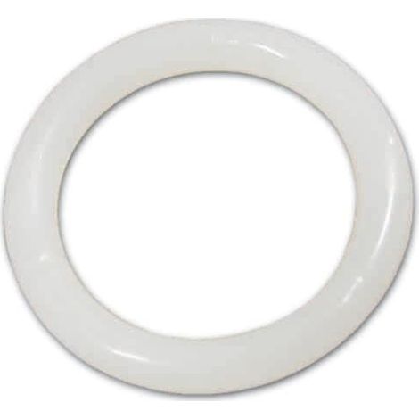 Anello Tubolare per Scorritenda in Moplen Pieno Bianco 30X40 mm conf. 100 Pz