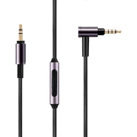Câble audio avec microphone pour casque WH-1000XM2, XM3, XM4 et WH-H900N 800-With wire control (1/4)