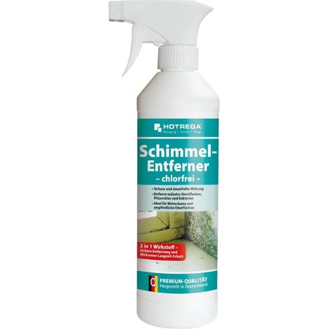 Eliminador de moho 500ml, sin cloro, spray antimoho, limpiador (1/5)