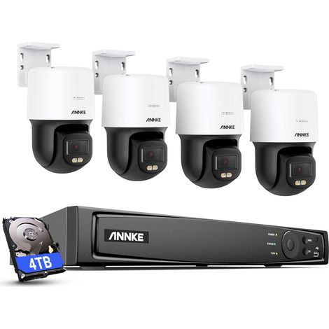 ANNKE 3K Outdoor Security PoE Camera System with Two-way Audio Motion Detection IP66 (1/5)