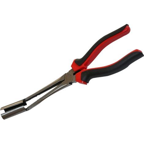 Alicates para terminales de bujías de coche, alicates de punta larga para bujías de automóviles, herramienta de sujeción para extracción de cables de cilindros de acero al carbono de alta tensión, 280 (1/5)