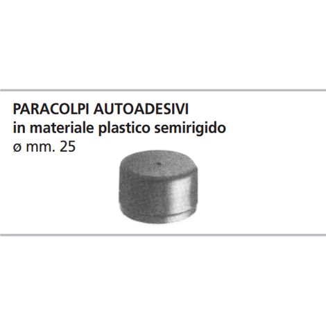 ORECA 0013775.SU - 8 PARACOLPI AUTOADESIVI IN PLASTICA MARRONI DIAMETRO MM.25