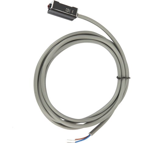 Cylindre pneumatique magnétique CS1-F, capteur à interrupteur magnétique à lames souples, CC/CA 5 V - 240 V (1/5)