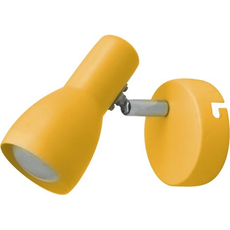 Applique Candellux Picardo gialla E14 1 luce orientabile