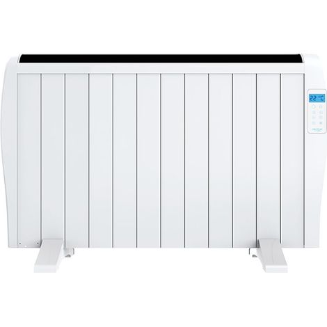 Cecotec Radiador Eléctrico Bajo Consumo Ready Warm 2500 Thermal. 12 Elementos, 1800W, De pared o pie, 3 Modos, Temporizador