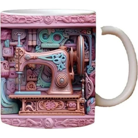 Tasse Céramique - Impression 3D Unilatérale - Pour Café Thé Expresso - Usage Maison Restaurant - 1 Pièce (1/4)