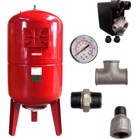 Kit réservoir vessie VAREM vertical 200L - 1"1/4 (1/5)