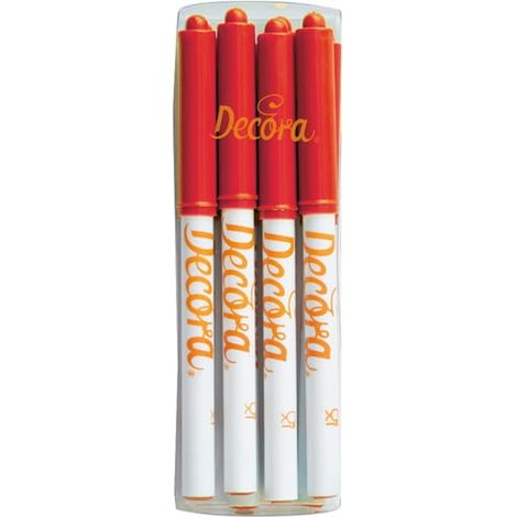 Marqueur alimentaire rouge comestible Decora