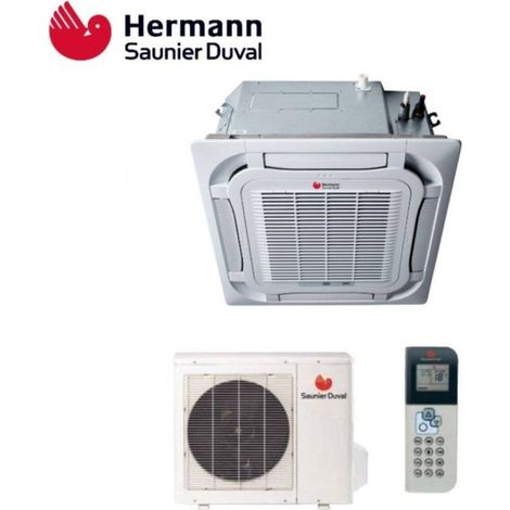 Hermann Saunier Duval Climatiseur Monosplit à Cassette à 4 Voies Inverter série VivAir SDH19-050 18000 btu IKNI R-32 Classe A++