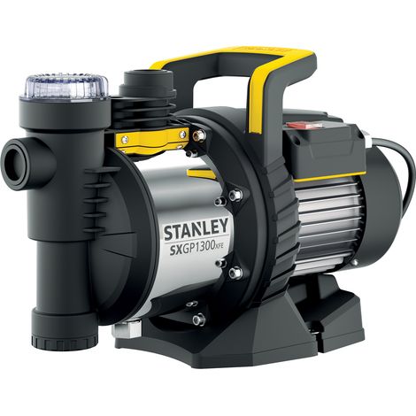 Stanley Pompa Autoadescante SXGP1300XFEper Acque Chiare (1300 W, Portata max. 4.200 l/h, Prevalenza max. 50 m)