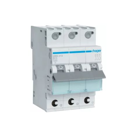 Leistungsschalter Hager mbs313 3-polig 13 A 400 V (1/2)