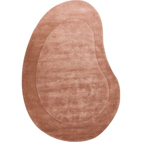 Rug MASSO Golden Brown 160 x 230 cm Viscose (1/5)