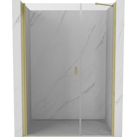 Mexen Mist-B porte de douche pivotante 100 cm, transparent, or brossé - 8A2-100-001-55-00 (1/5)