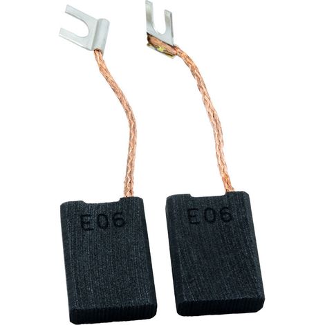 Balais de Charbon pour Black & Decker Coupeuse/Scie P5906 - 6,3x16x22,5mm