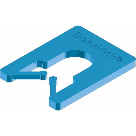 Roto Disko Typ 2 65x52,5x2 mm blau 1000 St. VE1000