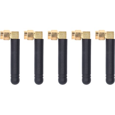 5 Antennes 5G SMA Mâle à 90° pour Transmission Signal Pleine Fréquence - Lot de 5 (1/5)