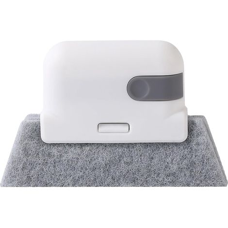 Cepillo para limpieza de rieles de ventanas (1 pieza): cepillo de mano de un solo mango, adecuado para puertas corredizas, alféizares de ventanas, pequeños huecos y grietas, elimina eficazmente la suc