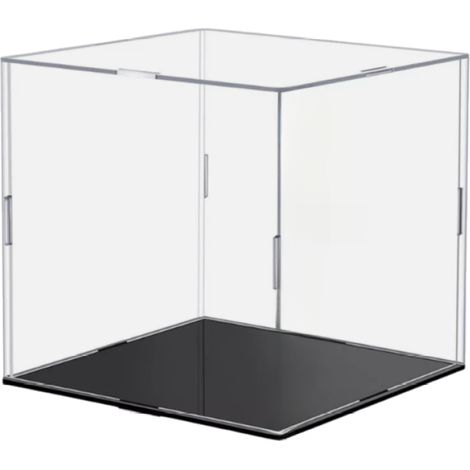 1 Vitrine acrylique, transparente, épaisseur 3mm, longueur 15-55cm, pour modèles réduits (1/5)