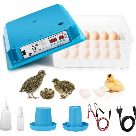 Hengda Incubatore Professionale incubato I due modelli sono facoltativi (Gallina. Anatra. Oca. Quaglia) 36 uova (1/5)