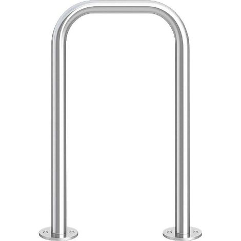 Dissuasore archetto inox rettangolare H 80 cm x L 48 cm da tassellare