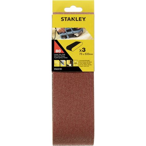 PIRANHA/STANLEY STA33191 (X33191) 3 NASTRI 75X533 GR.80