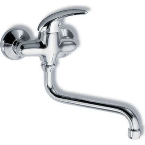 Novaservis Metalia 55 - Miscelatore per lavabo a parete 10 cm, cromo 55074/T,0 (1/2)