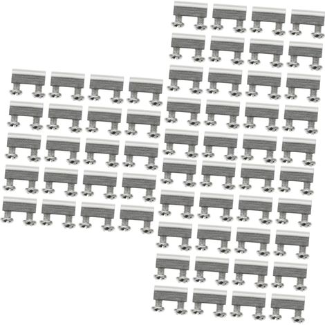 60 jeux de serre-câbles, vis et fixations pour la gestion des câbles, pour le matériel de simulation. (1/5)