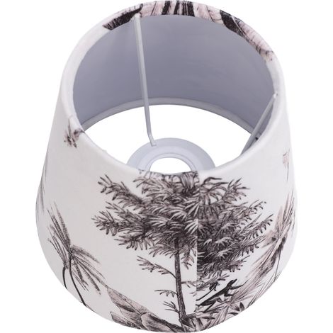 Abat-jour conique en velours raffiné contemporain minimaliste décoratif pour douille E27 E14 Rainforest (1/5)
