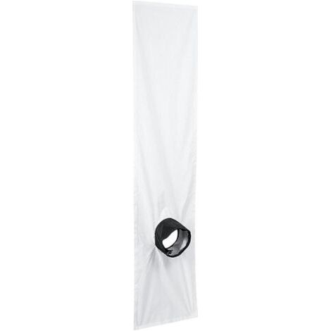 Pair Kit d'étanchéité pour fenêtre de climatiseur à double ouverture de 2 m, Tissu d'étanchéité pour grille d'aération de climatiseur, Déflecteur de flux (1/5)