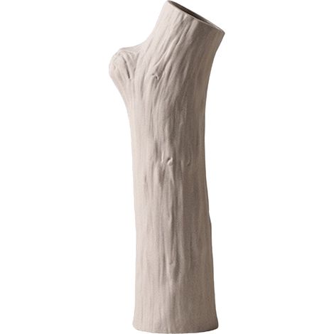 Jarrón de cerámica con forma de rama – Tamaño mediano: Creativo, minimalista para sala de estar, recibidor, pasillo (1 pieza) (1/5)