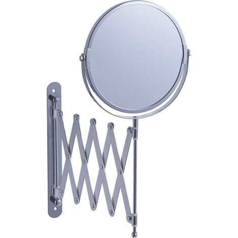 Miroir à Bras Extensible Chromé 17 cm 9-45 x 18,5 x 37 cm (1/5)