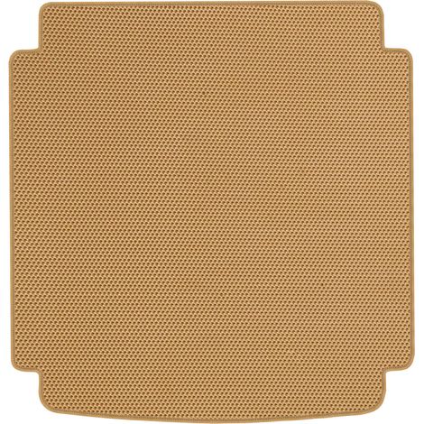 Alfombrilla de maletero de EVA para Audi A4 B8 Kombi de 2008 a 2015, diseño de panal de abeja - beige. (1/5)