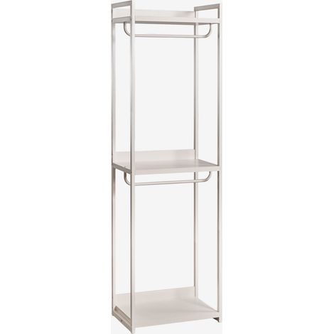 SKLUM Offener Kleiderschrank aus Eisen Velunis Gardenia Weiß (1/5)