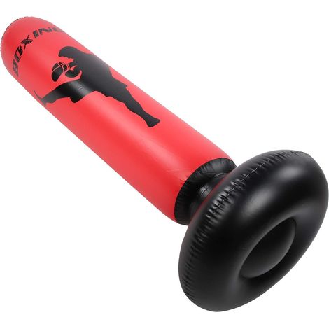 Sac de Boxe Gonflable de Remise en Forme 170 cm/66.9in Colonne de Boxe autoportante Colonne gobelet Sac de Sable pour Enfants Adultes (1/5)
