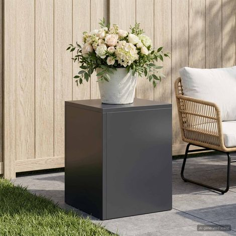 vidaXL Plant Stand Anthracite 30 x 30 x 40 cm Stainless Steel (1/5)