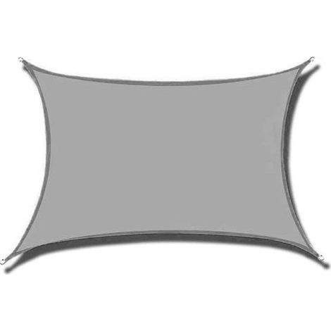 Telo ombreggiante rettangolare opaco (2x3 m) - Tenda da sole per esterni, patio, giardino, balcone e piscina (1/2)