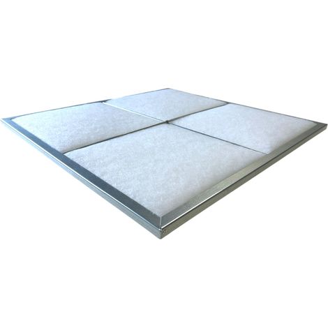 Brizz – Filtre VMC G3 540 x 525 mm – Cadre galva rechargeable – Compatible CTA FRANCE AIR FR SF – Filtre générique G3